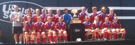Girls 94 Reds take National title in Chicago
